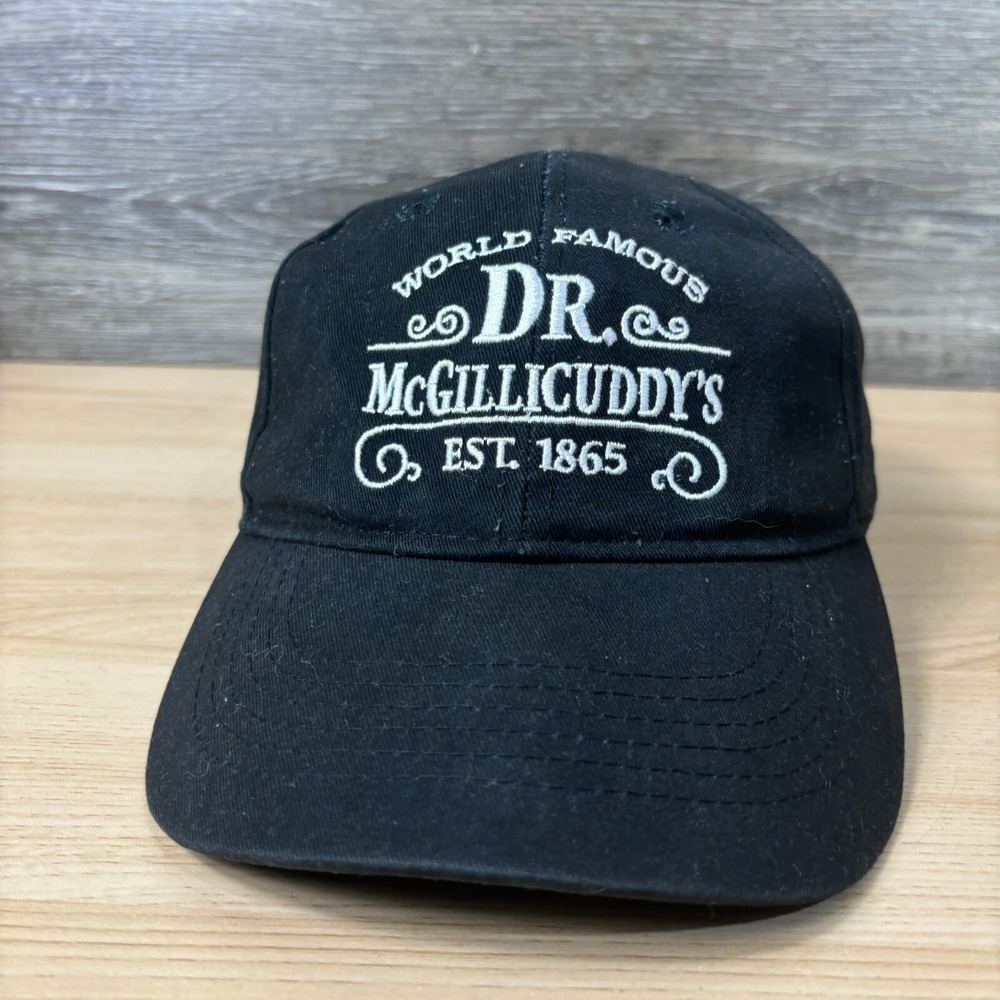 Dr‎ McGillicuddys Hat Cap Strap Back Black Adjustable